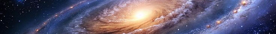 A spiral galaxy in deep space